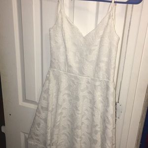 White lace dress